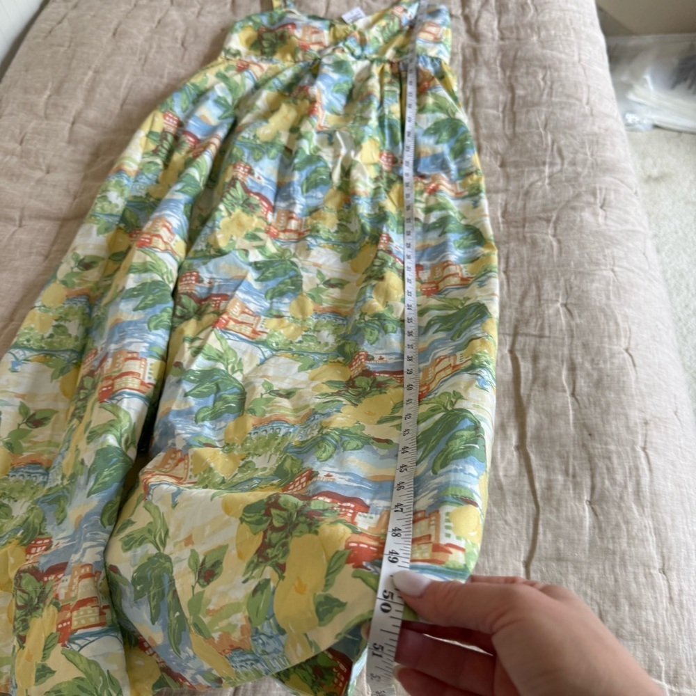 Abercrombie Sweetheart Babydoll Maxi Dress Medium Petite - Picture 12 of 15